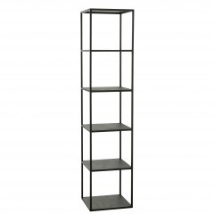 RACK 6 METAL BLACK 180 